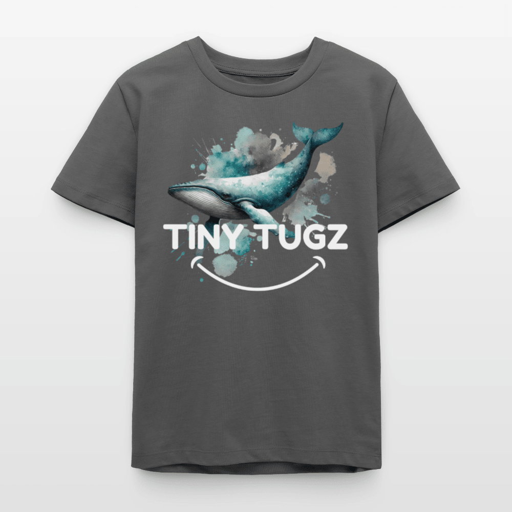 Organic Cotton Teen T-Shirt (Watercolour Art Whale) - Tiny Tugz™