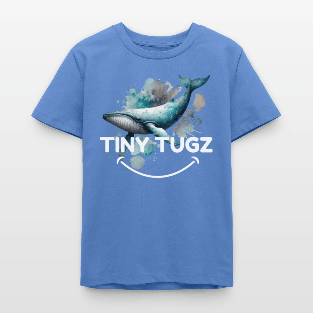 Organic Cotton Teen T-Shirt (Watercolour Art Whale) - Tiny Tugz™