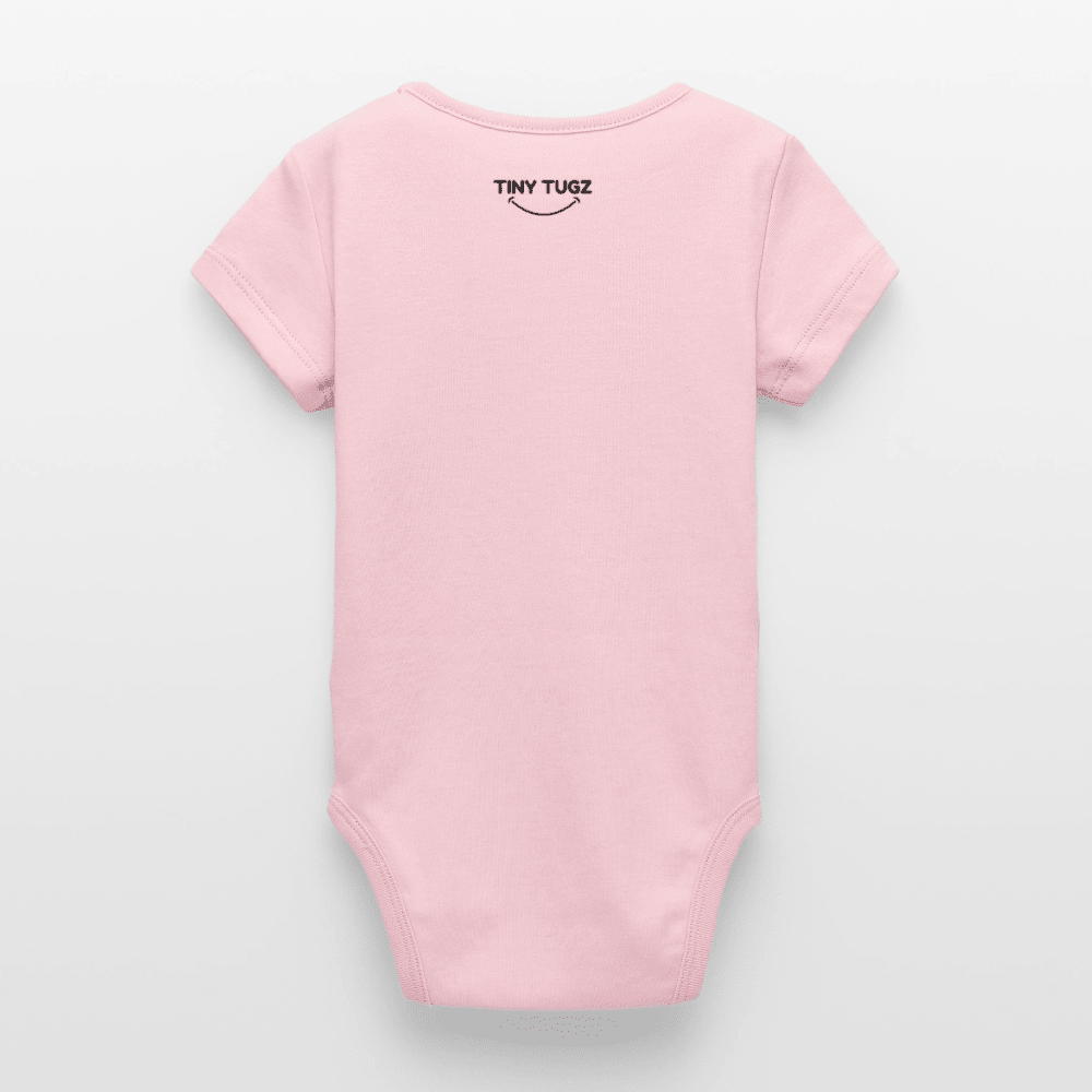 Organic Short-Sleeved Baby Bodysuit (3D Unicorn Illustration) - Tiny Tugz™