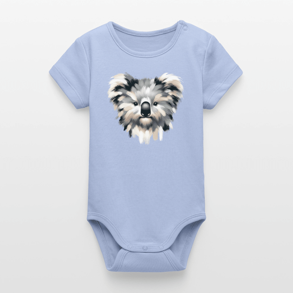 Organic Short - Sleeved Baby Bodysuit (Canvas Koala) - Tiny Tugz™