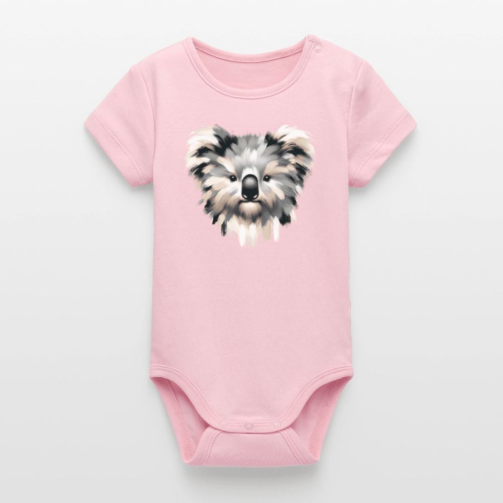 Organic Short - Sleeved Baby Bodysuit (Canvas Koala) - Tiny Tugz™