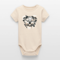 Organic Short-Sleeved Baby Bodysuit (Canvas Koala) - Tiny Tugz™