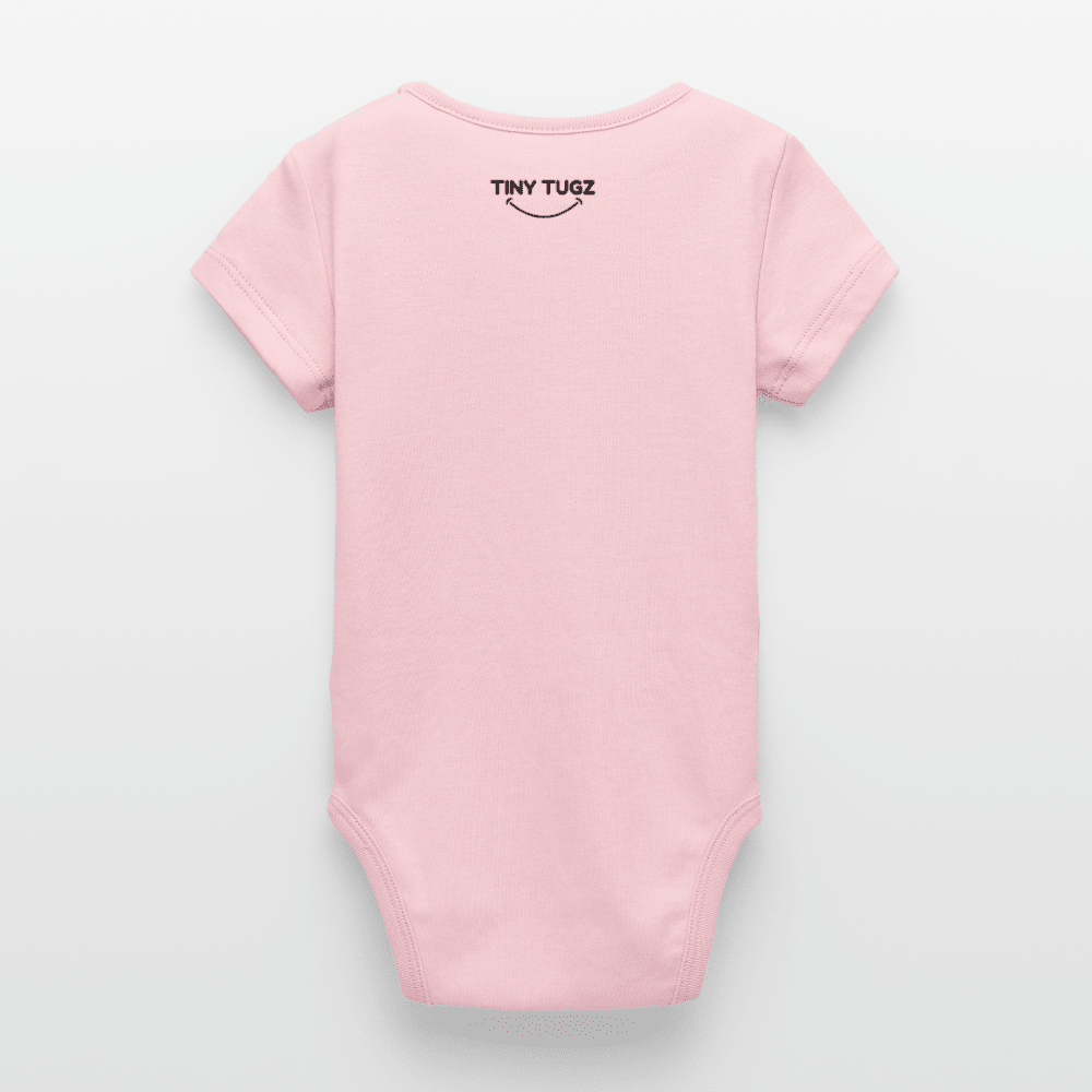 Organic Short - Sleeved Baby Bodysuit (Canvas Unicorn) - Tiny Tugz™