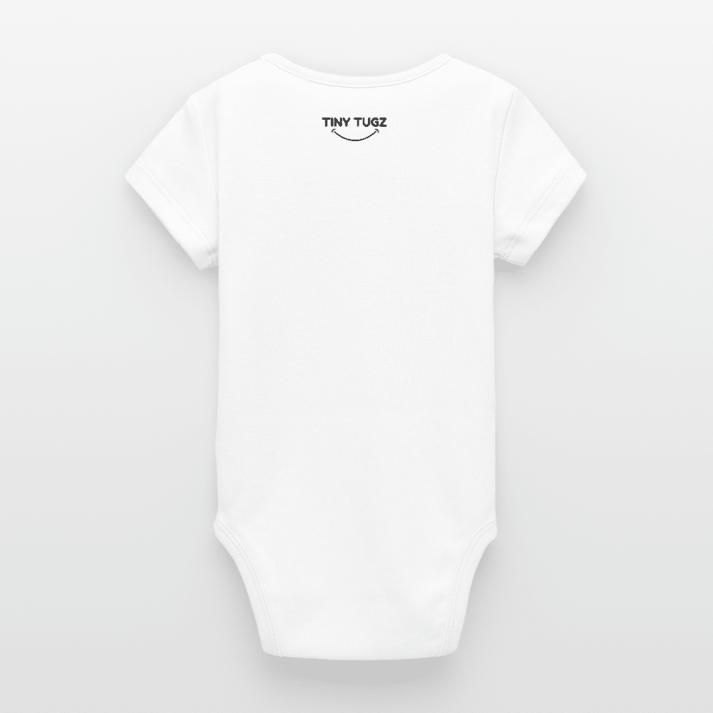 Organic Short-Sleeved Baby Bodysuit (Felt Appliqué Koala) - Tiny Tugz™