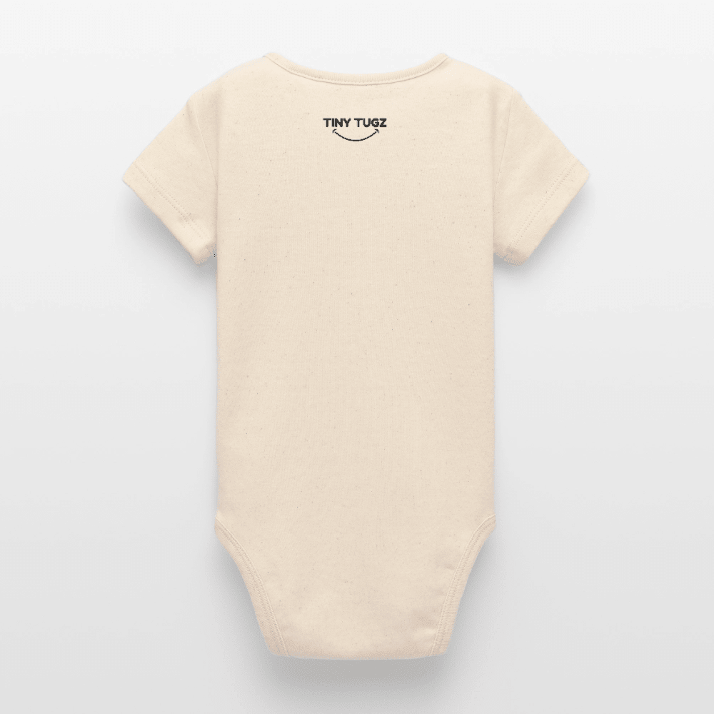 Organic Short-Sleeved Baby Bodysuit (Koala Thread Art) - Tiny Tugz™