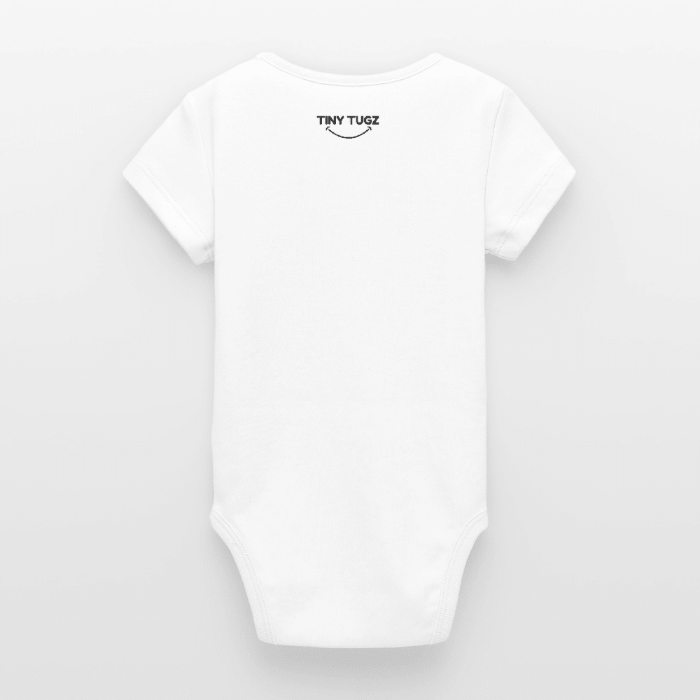 Organic Short-Sleeved Baby Bodysuit (Koala Thread Art) - Tiny Tugz™