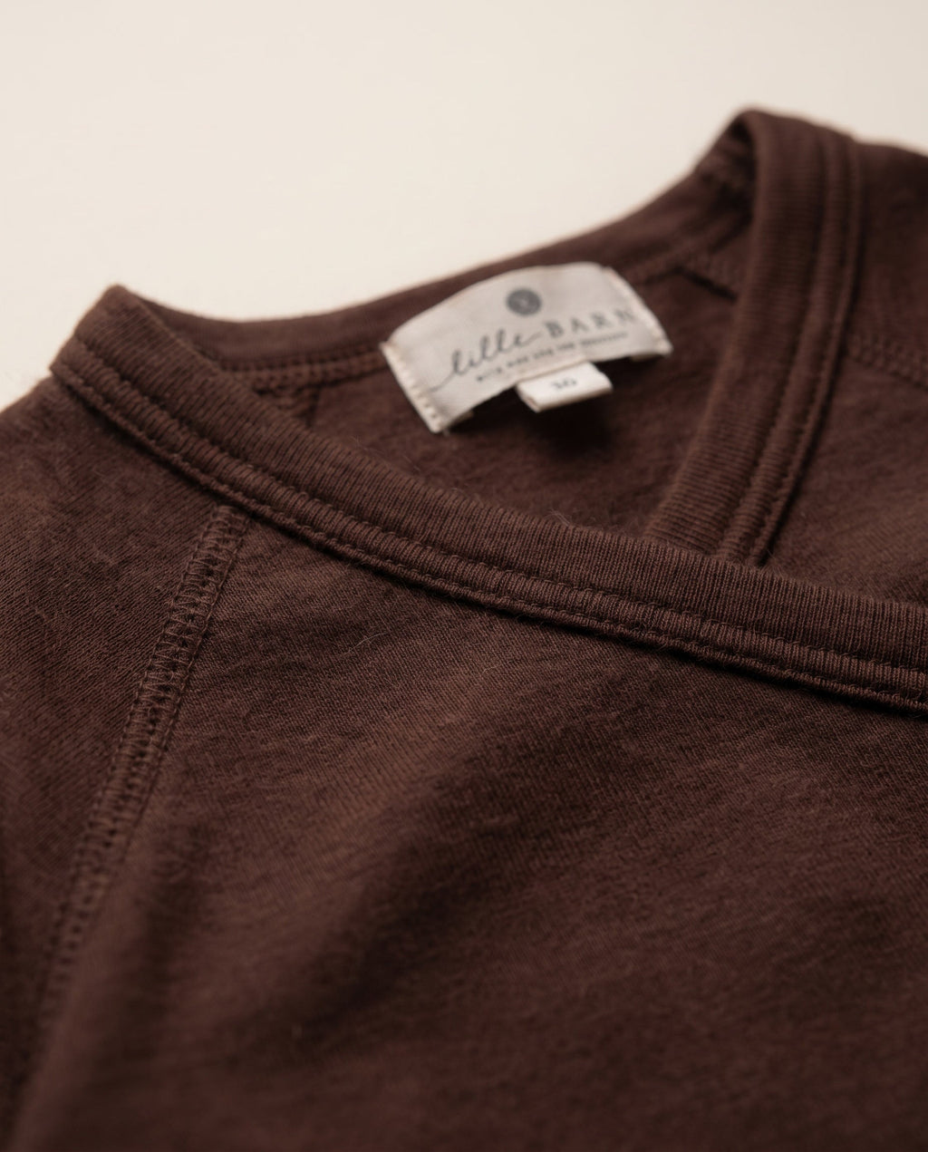 Wool Wrap Romper, Long Sleeve - Merino Wool - Chocolate Fondant