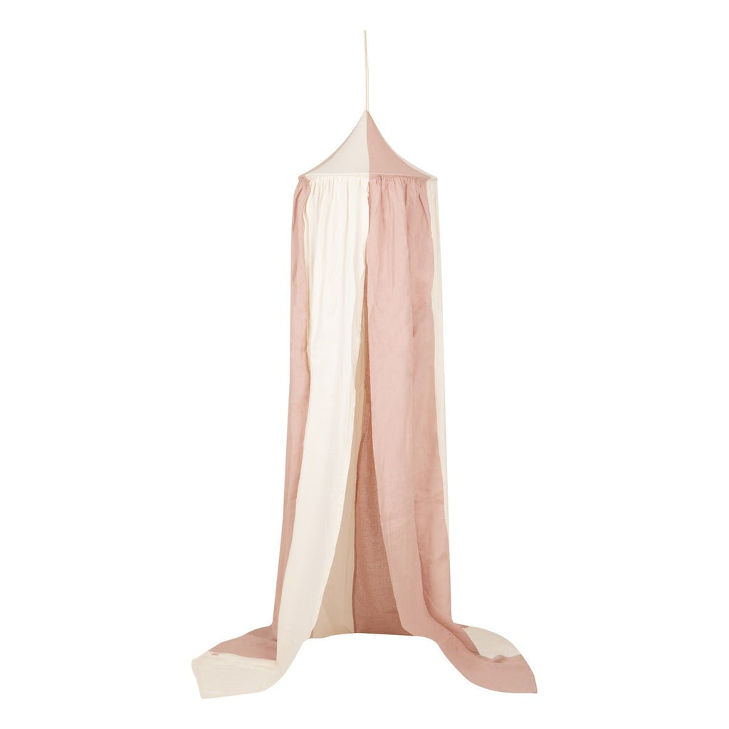 Pink Circus Cotton & Linen Bed Canopy for Babies & Kids (0–6y) - Tiny Tugz™