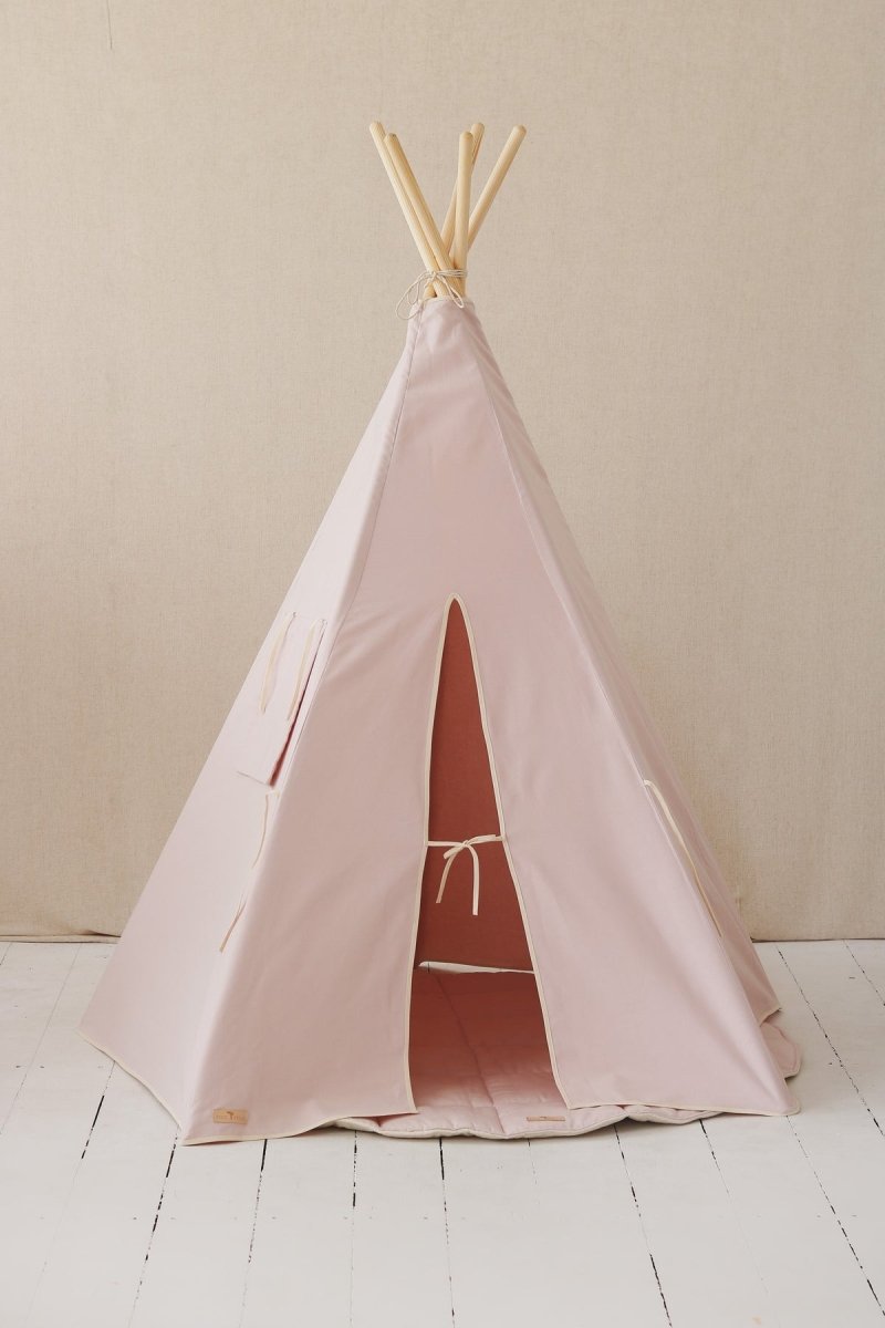 Pink Cotton Teepee Tent for Kids & Toddlers (3y+) - Tiny Tugz™