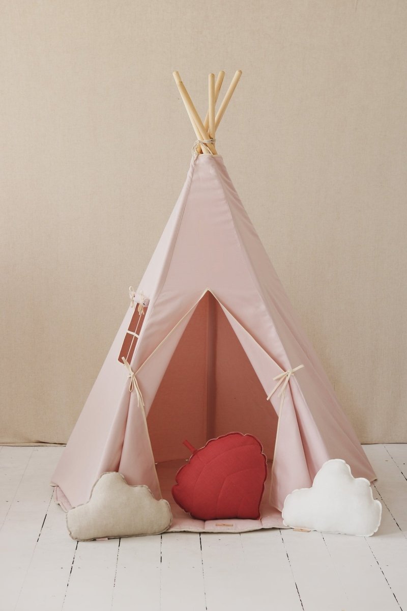 Pink Cotton Teepee Tent for Kids & Toddlers (3y+) - Tiny Tugz™