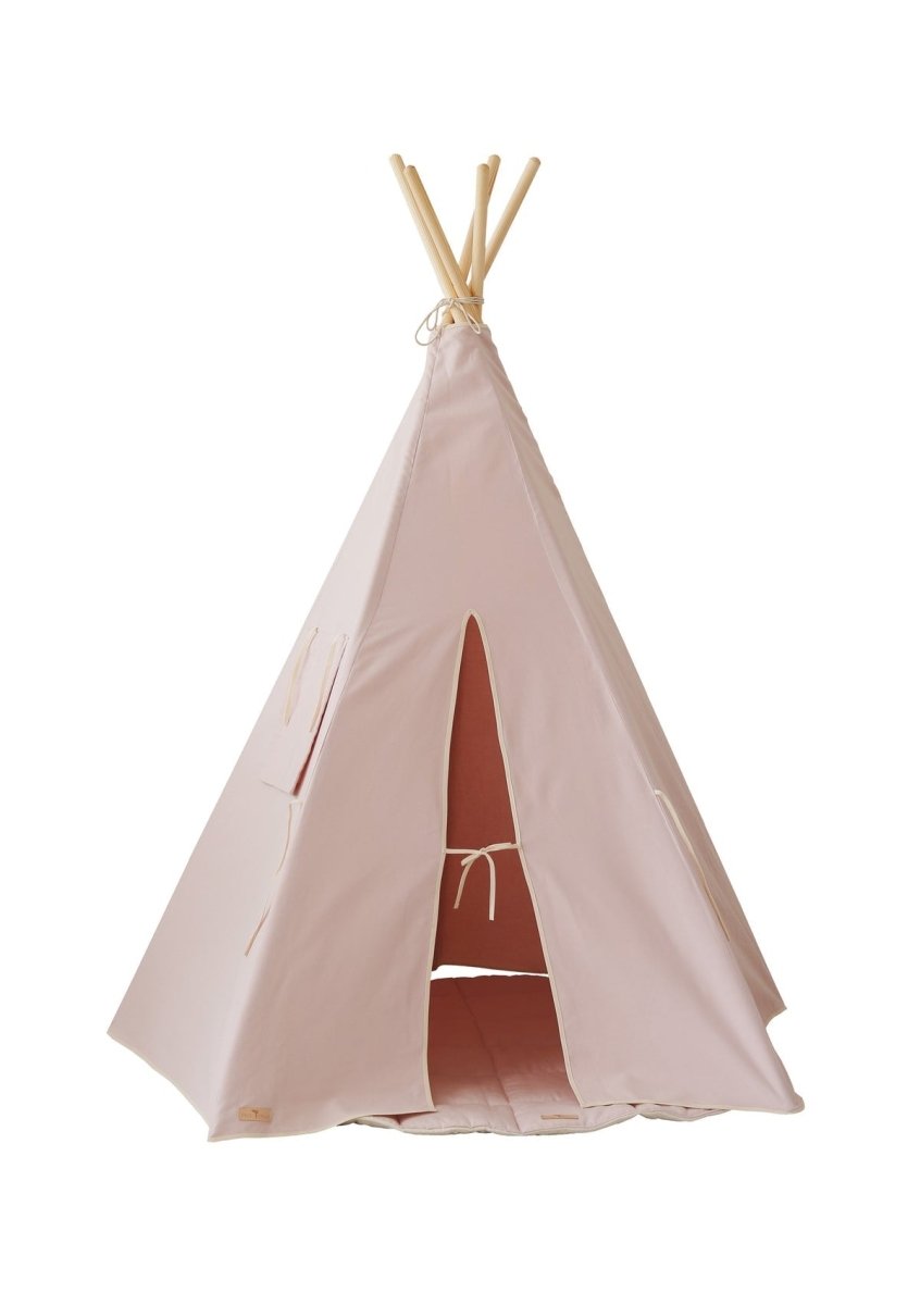 Pink Cotton Teepee Tent for Kids & Toddlers (3y+) - Tiny Tugz™