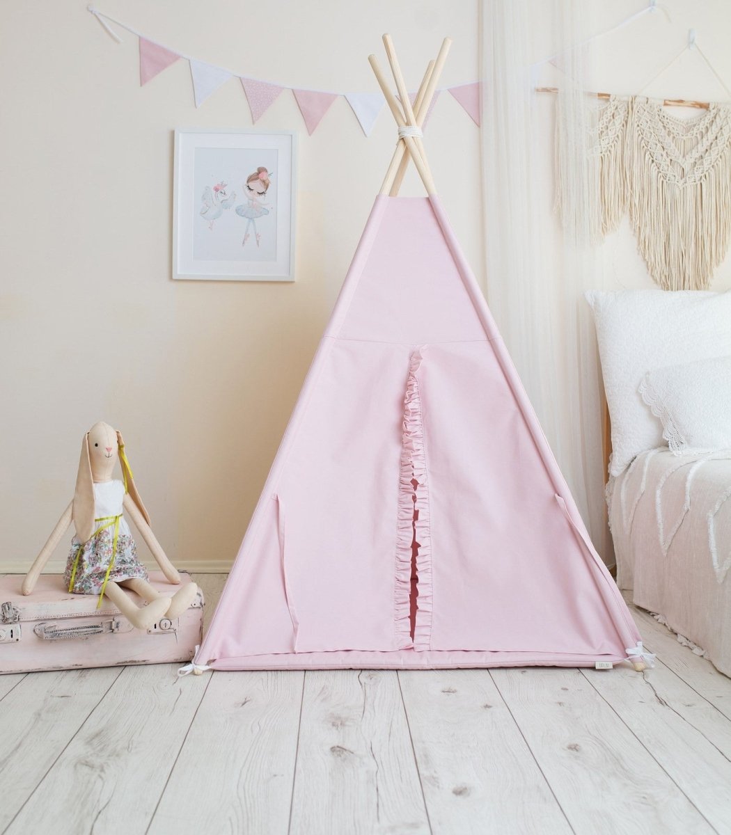 Pink Frill Teepee Tent - Tiny Tugz™