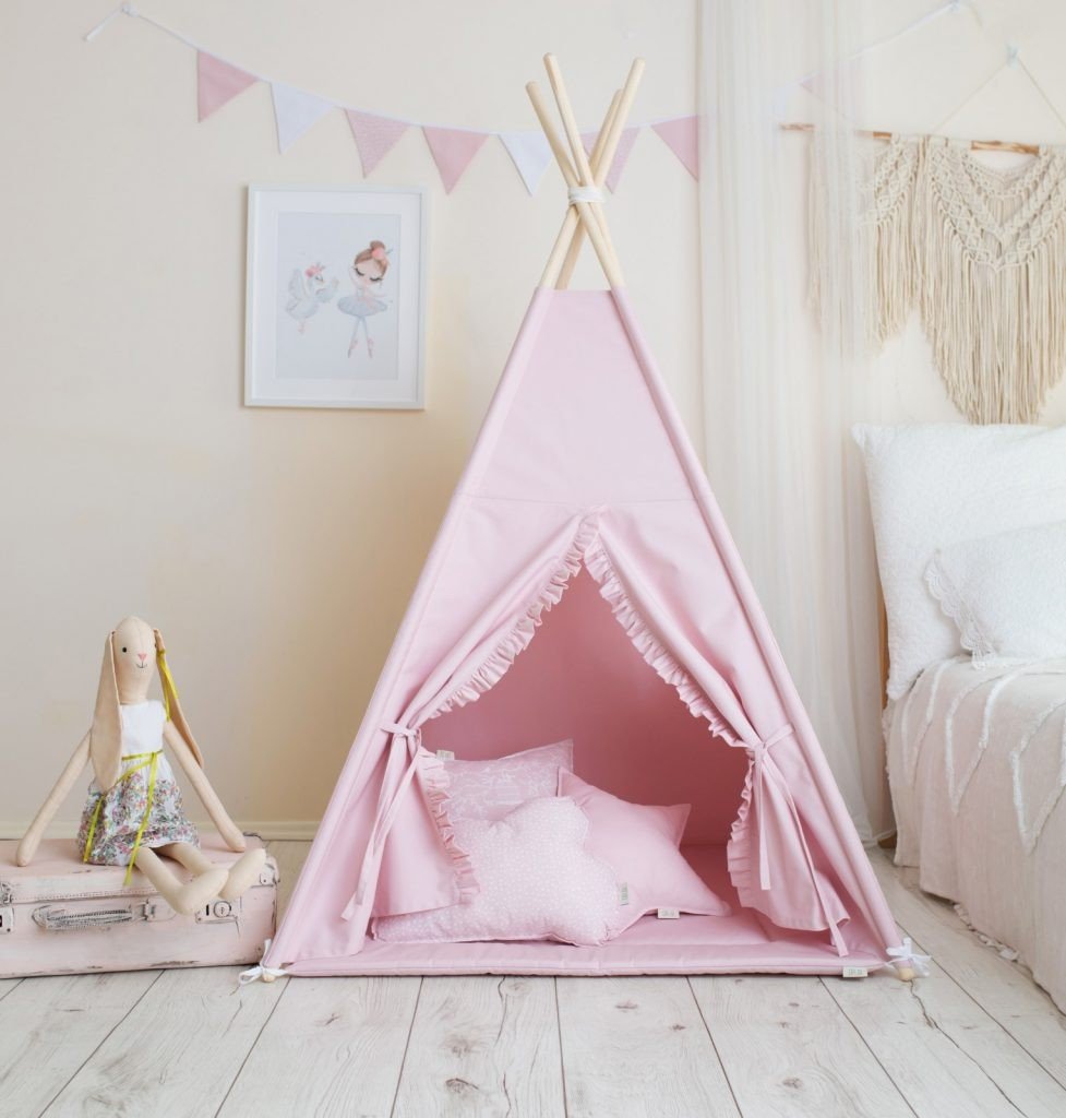 Pink Frill Teepee Tent - Tiny Tugz™
