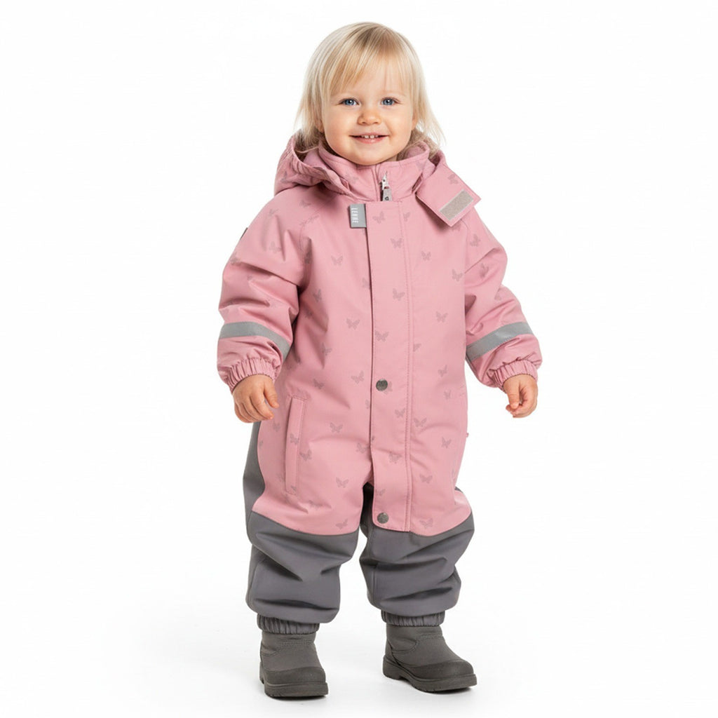 Pink Reflective Spring/Autumn Toddler Overall - Tiny Tugz™