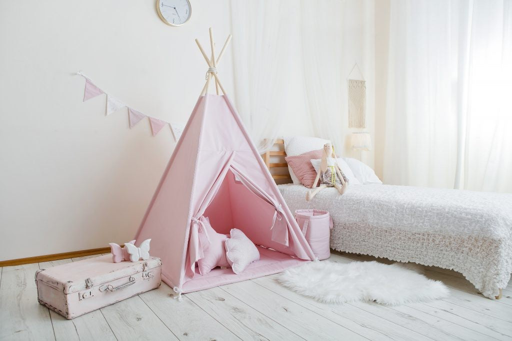 Pink Teepee Tent – OEKO-TEX® certified cotton teepee tent, handmade in Poland