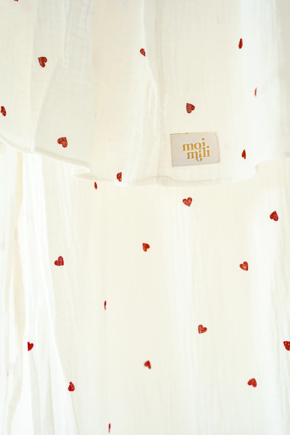 Sweet Hearts Muslin Cotton Bed Canopy for Babies & Kids (0–6y)