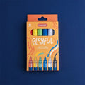 Playful Acrylic Markers for Wooden Toys - 3 mm Tip - 6 Pack - Tiny Tugz™