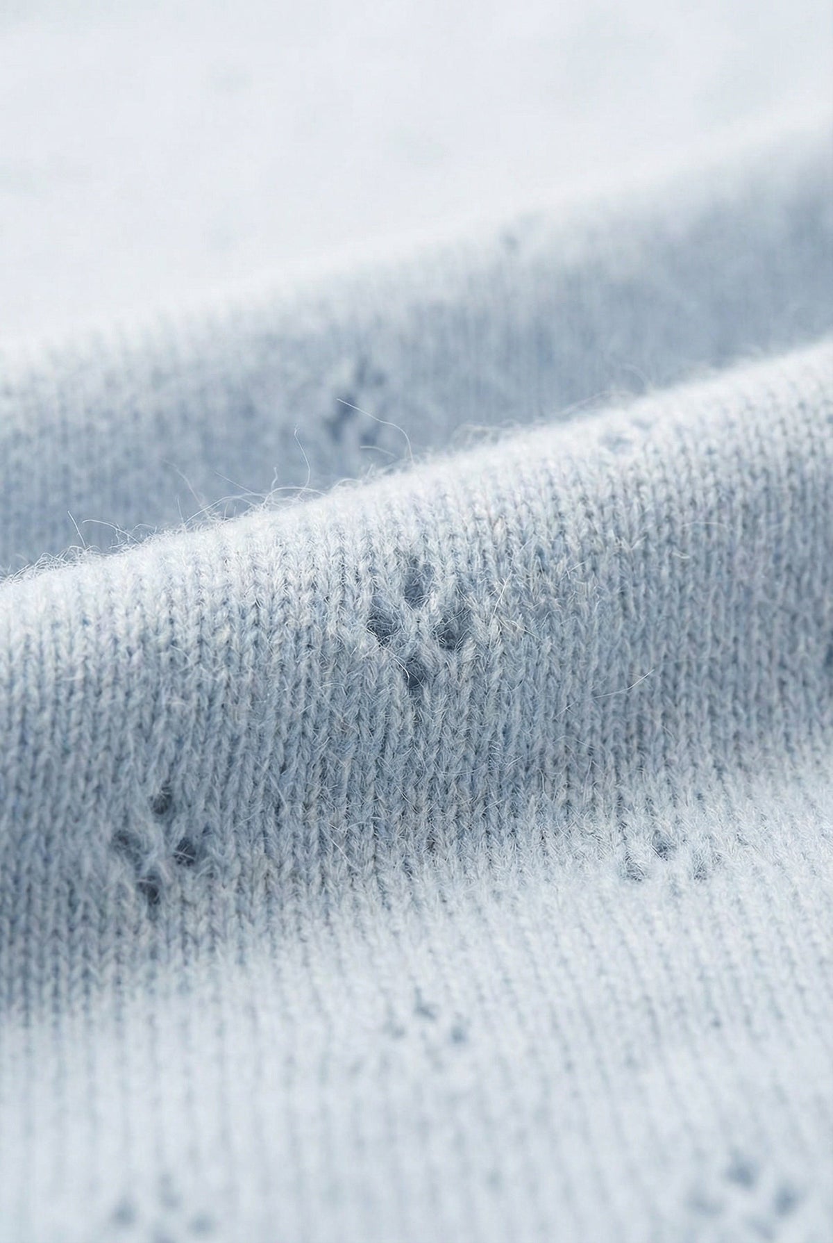 Wool Baby/Children's Blanket / Swaddle Blanket - Pointelle Knit - Merino Wool - Georgia