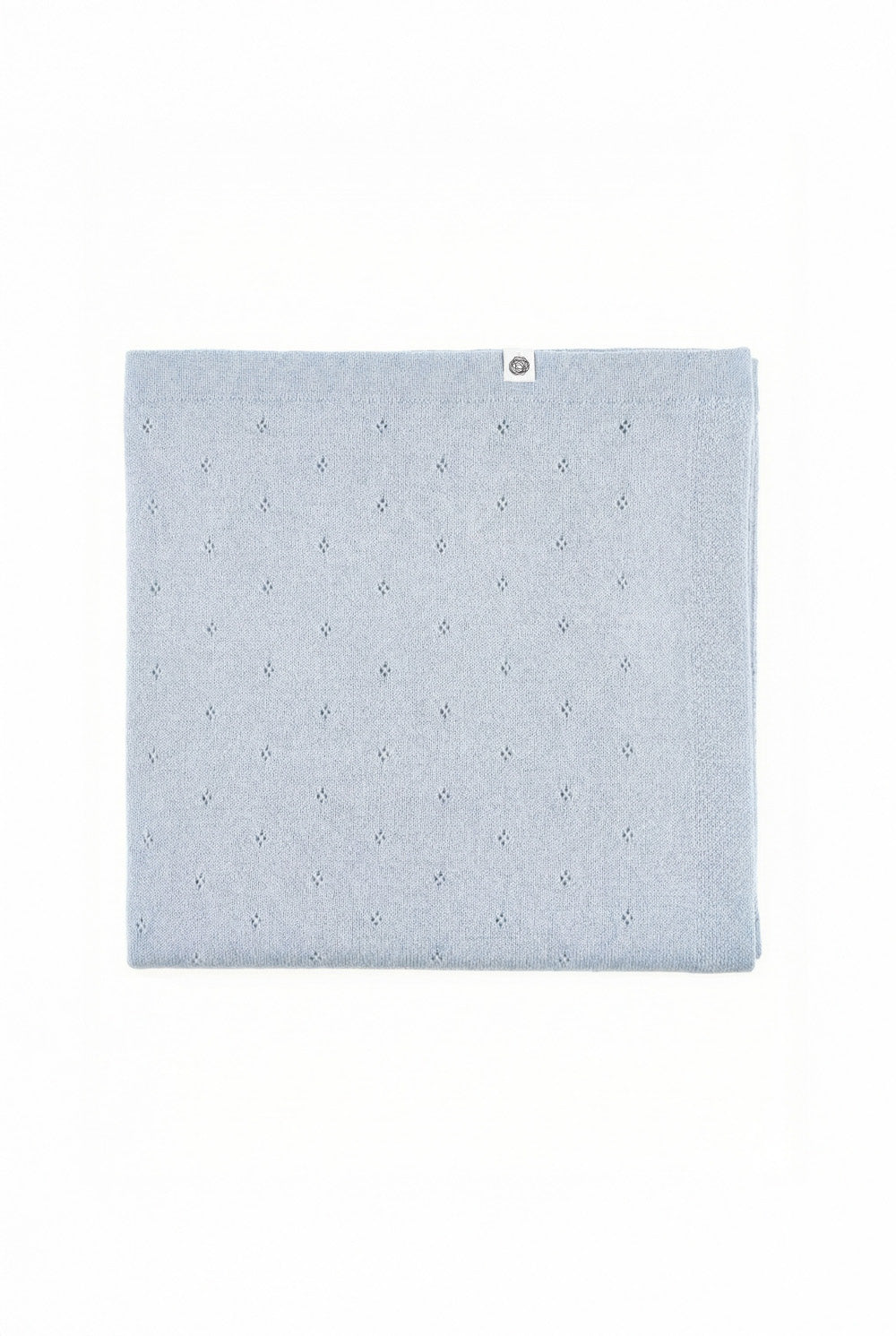 Wool Baby/Children's Blanket / Swaddle Blanket - Pointelle Knit - Merino Wool - Georgia