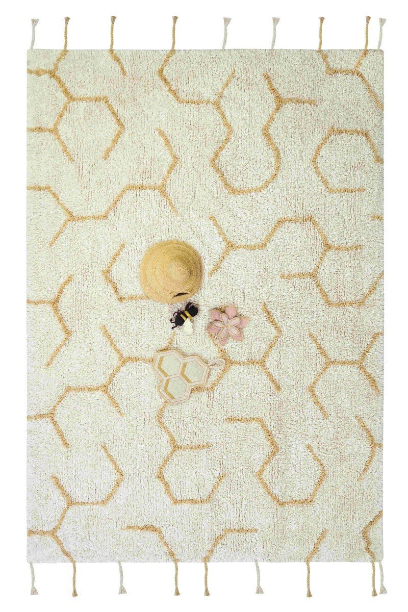 Pollination Cotton Play Rug for Kids (90 x 130cm) - Tiny Tugz™