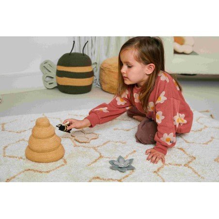 Pollination Cotton Play Rug for Kids (90 x 130cm) - Tiny Tugz™