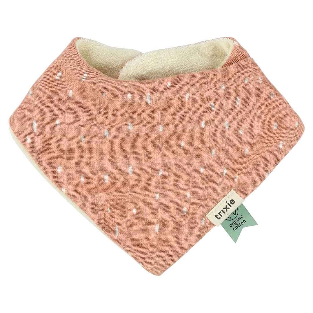 Rosy Rabbit Bandana Bibs 3-Pack – 100% Organic Cotton, Adjustable Snap Closure (0m+) - Tiny Tugz™