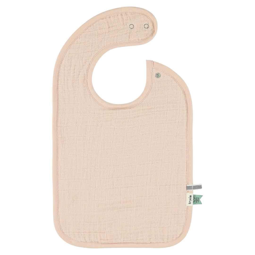 Rosy Rabbit Bib 3-Pack – 100% Organic Cotton, Adjustable Snap Closure (0m+) - Tiny Tugz™