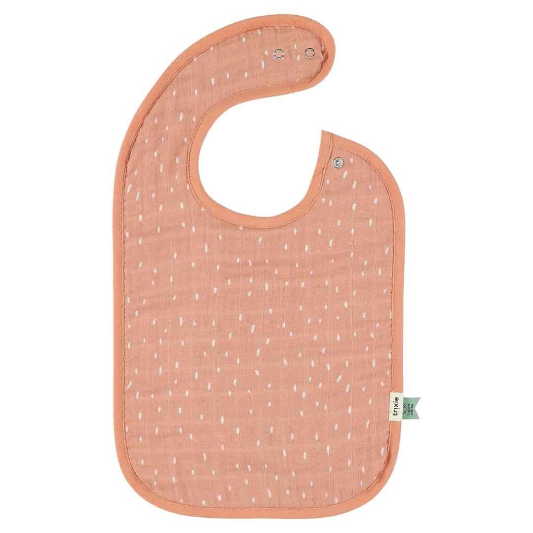Rosy Rabbit Bib 3-Pack – 100% Organic Cotton, Adjustable Snap Closure (0m+) - Tiny Tugz™
