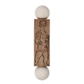 Rotating Wooden Puzzle - Commedia Dell'Arte (Natural) - Tiny Tugz™