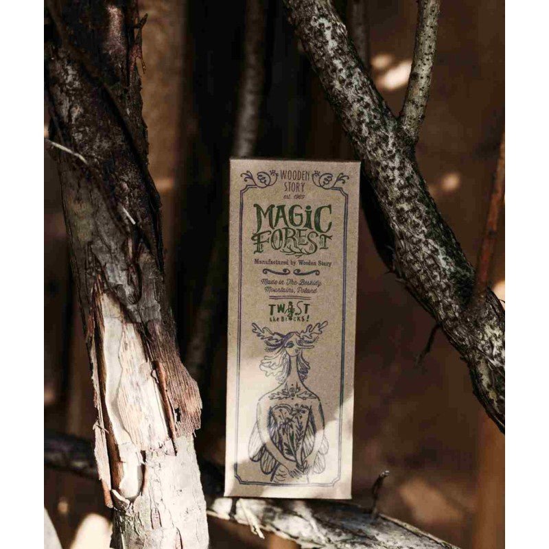 Rotating Wooden Puzzle - Magical Forest (Natural) - Tiny Tugz™