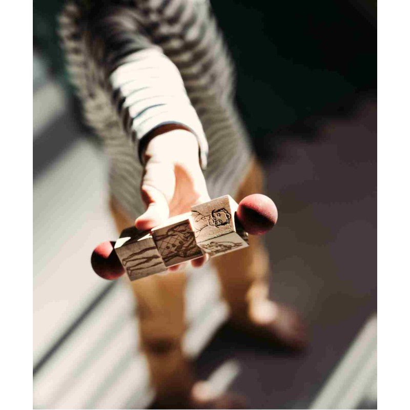 Rotating Wooden Puzzle - Magical Forest (Natural) - Tiny Tugz™