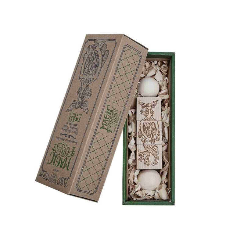 Rotating Wooden Puzzle - Magical Forest (Natural) - Tiny Tugz™