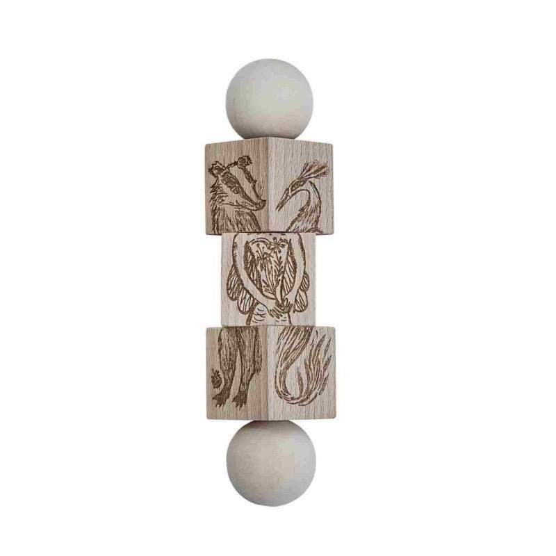 Rotating Wooden Puzzle - Magical Forest (Natural) - Tiny Tugz™