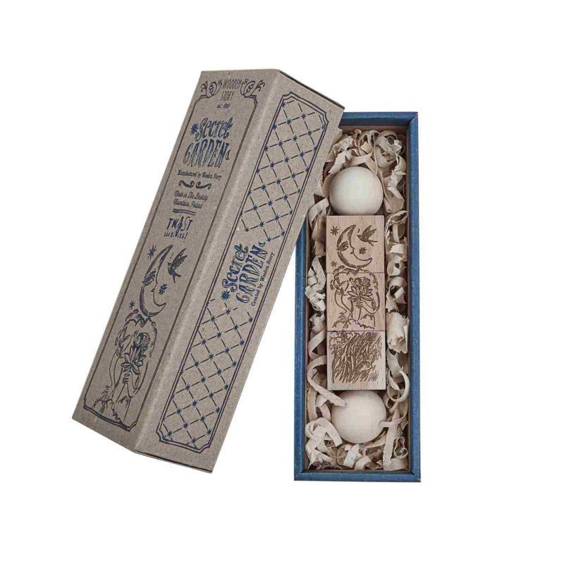 Rotating Wooden Puzzle - Secret Garden (Natural) - Tiny Tugz™
