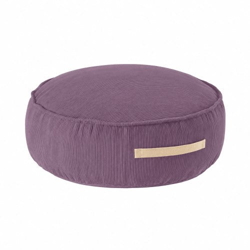 Round Floor Pouf for Kids - Corduroy, 65 cm (Lavender) - Tiny Tugz™