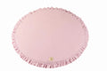 Round Velvet Play Mat for Babies & Children (Pink) - Tiny Tugz™