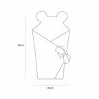 Gigoteuse d'emmaillotage pour bébé, doublure coton et extérieur velours (vert olive)