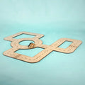 Rule the Roundabout - Colour-Your-Own Wooden Road Play Set - Tiny Tugz™