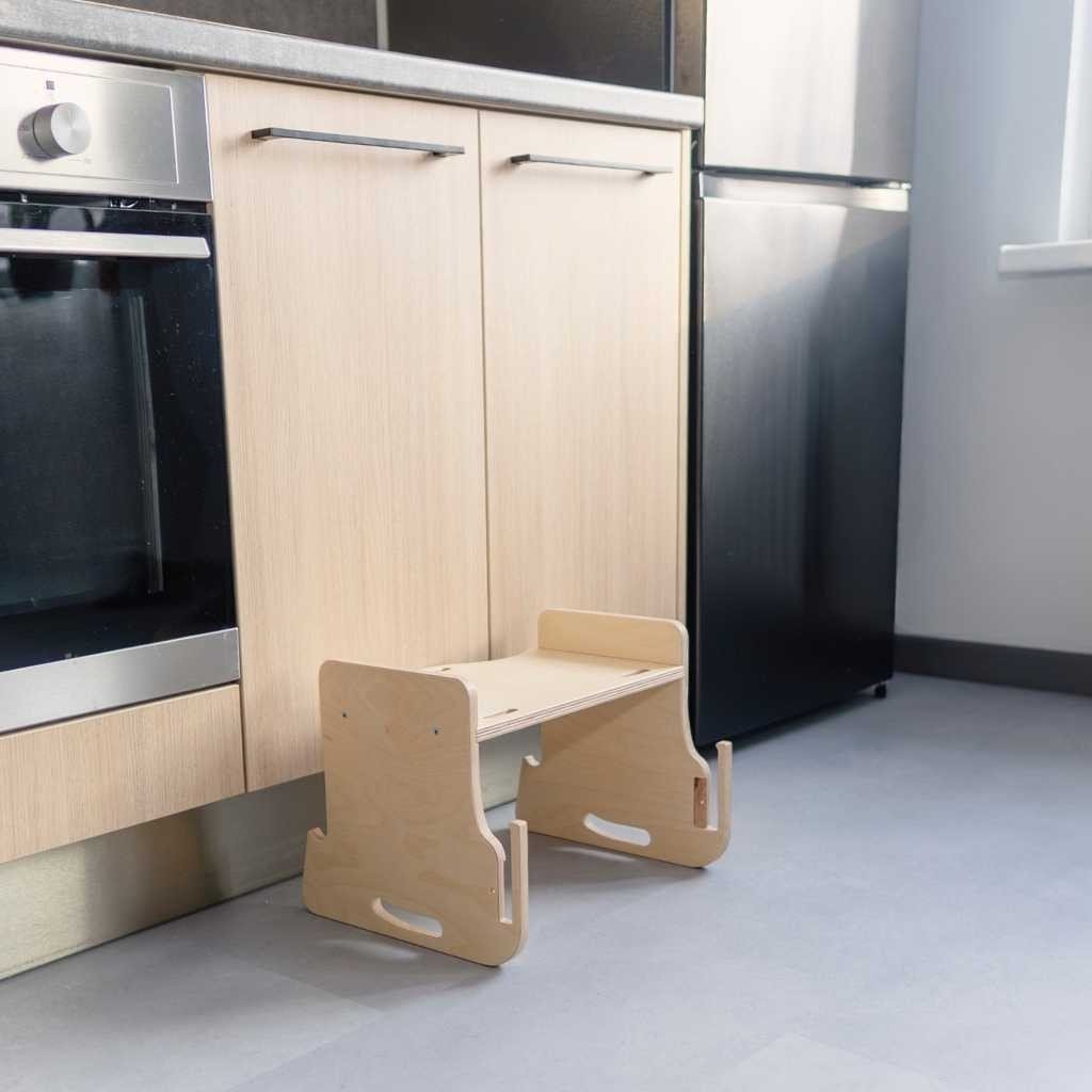 Securestep™ 4-in-1 Montessori Kitchen Tower & High Chair Combo (6M–6Y) - Tiny Tugz™