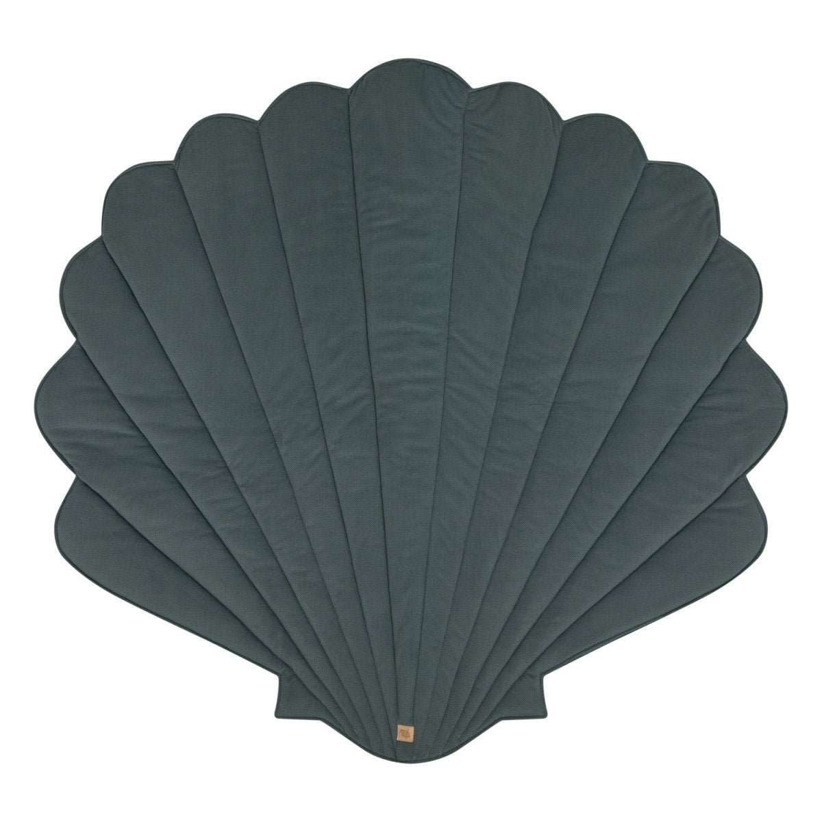 Shell Play Mat (Blue) – Velvet & Cotton, Handmade - Tiny Tugz™