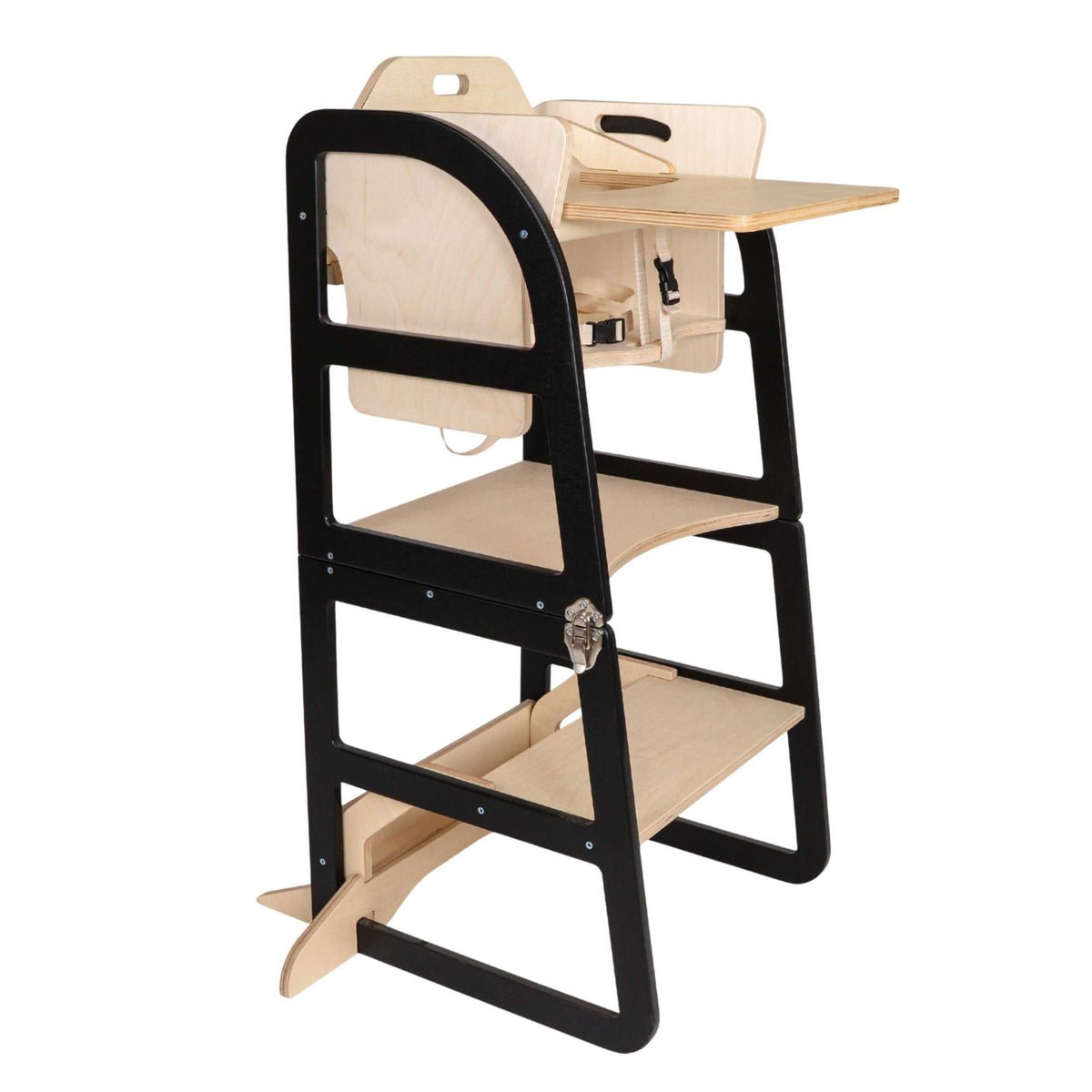 Sleekstep™ 4-in-1 Montessori Kitchen Tower & High Chair Combo (6M–6Y) - Tiny Tugz™
