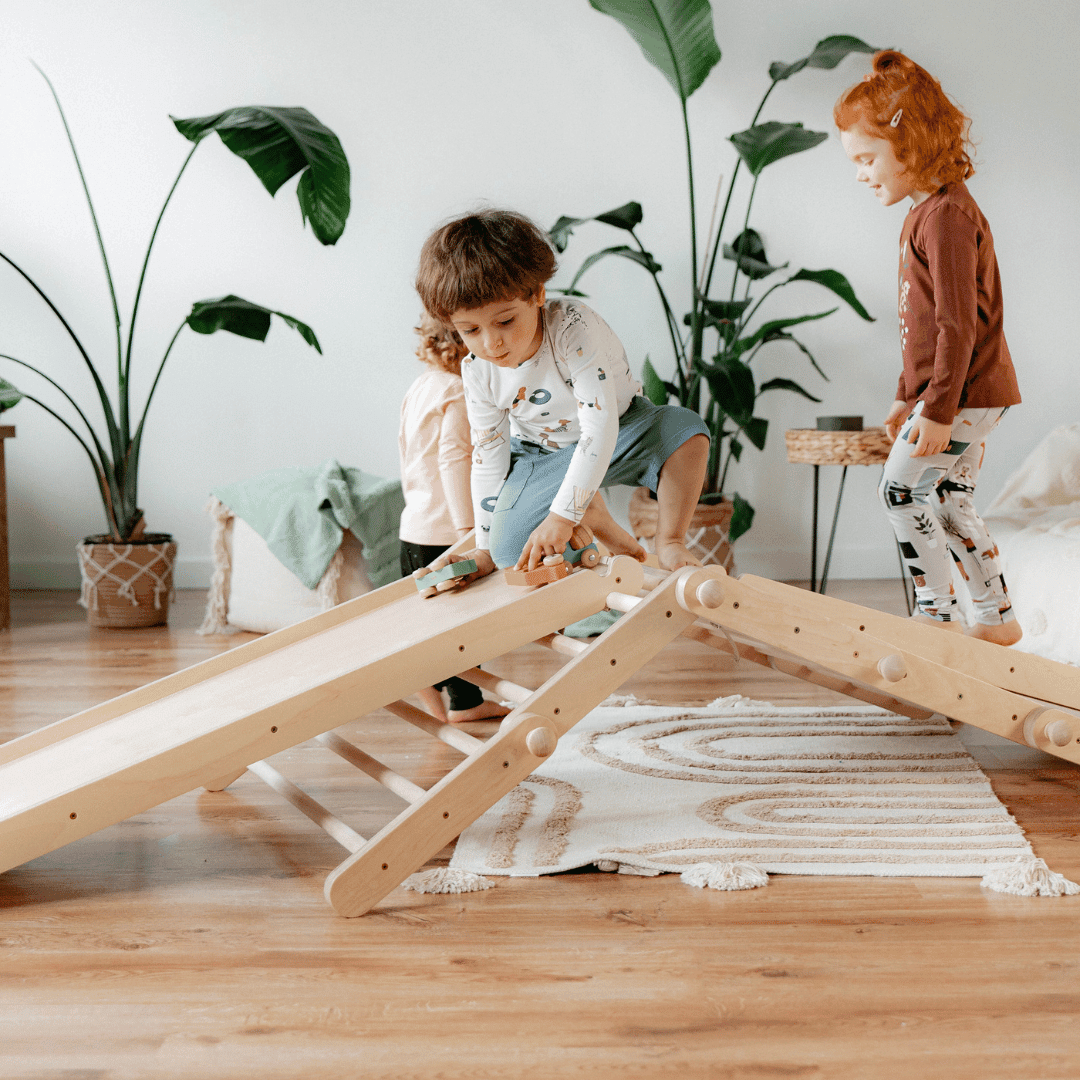 Slide & Climbing Ramp - Add-On for Pikler Triangles & CUBITRI® - Tiny Tugz™