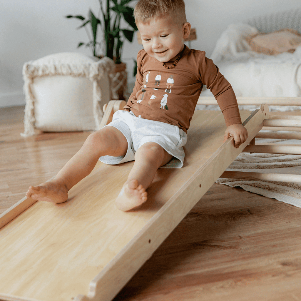 Slide & Climbing Ramp - Add-On for Pikler Triangles & CUBITRI® - Tiny Tugz™