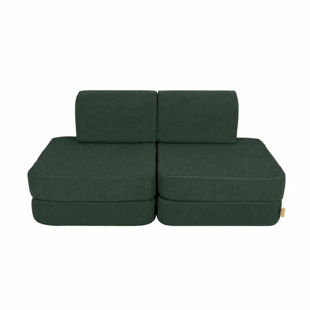 MeowBaby Small Modular Sofa for Kids - Slimcord Forrest