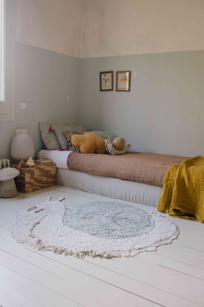 Snail Cotton Rug for Kids (90 x 130cm) - Tiny Tugz™