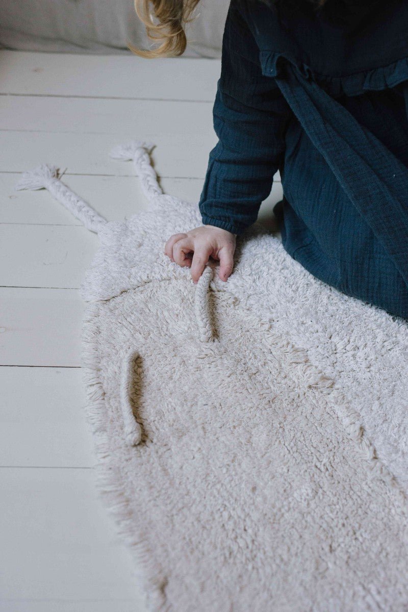 Snail Cotton Rug for Kids (90 x 130cm) - Tiny Tugz™