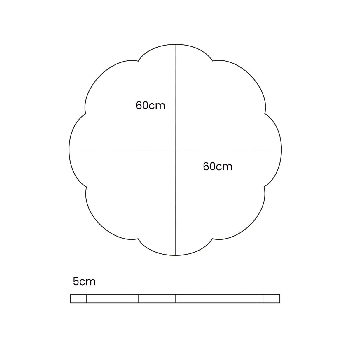 Soft Cloud Play Mat for Babies & Children — Cotton & Corduroy (Ecru) - Tiny Tugz™