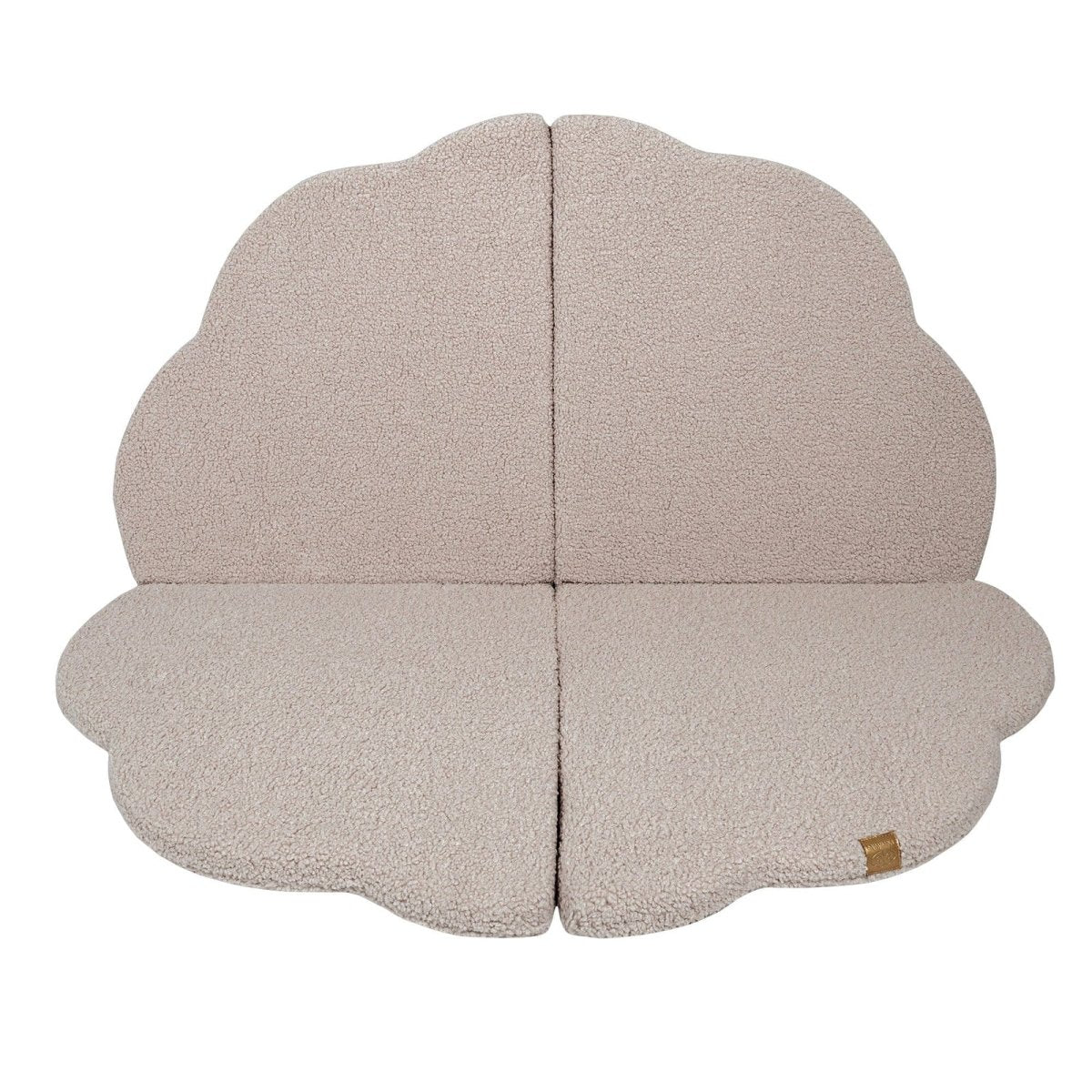 Soft Cloud Play Mat for Babies & Children — Teddy Fleece (Light Grey) - Tiny Tugz™
