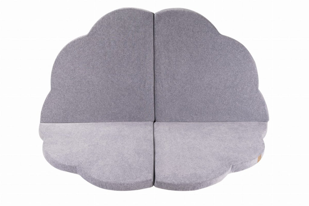 Soft Cloud Play Mat for Babies & Children — Velvet (Light Grey) - Tiny Tugz™