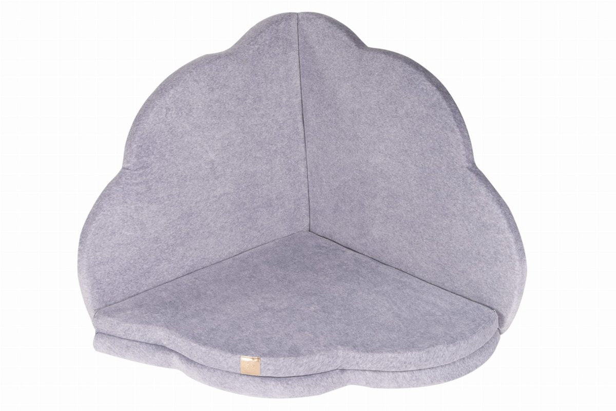 Soft Cloud Play Mat for Babies & Children — Velvet (Light Grey) - Tiny Tugz™